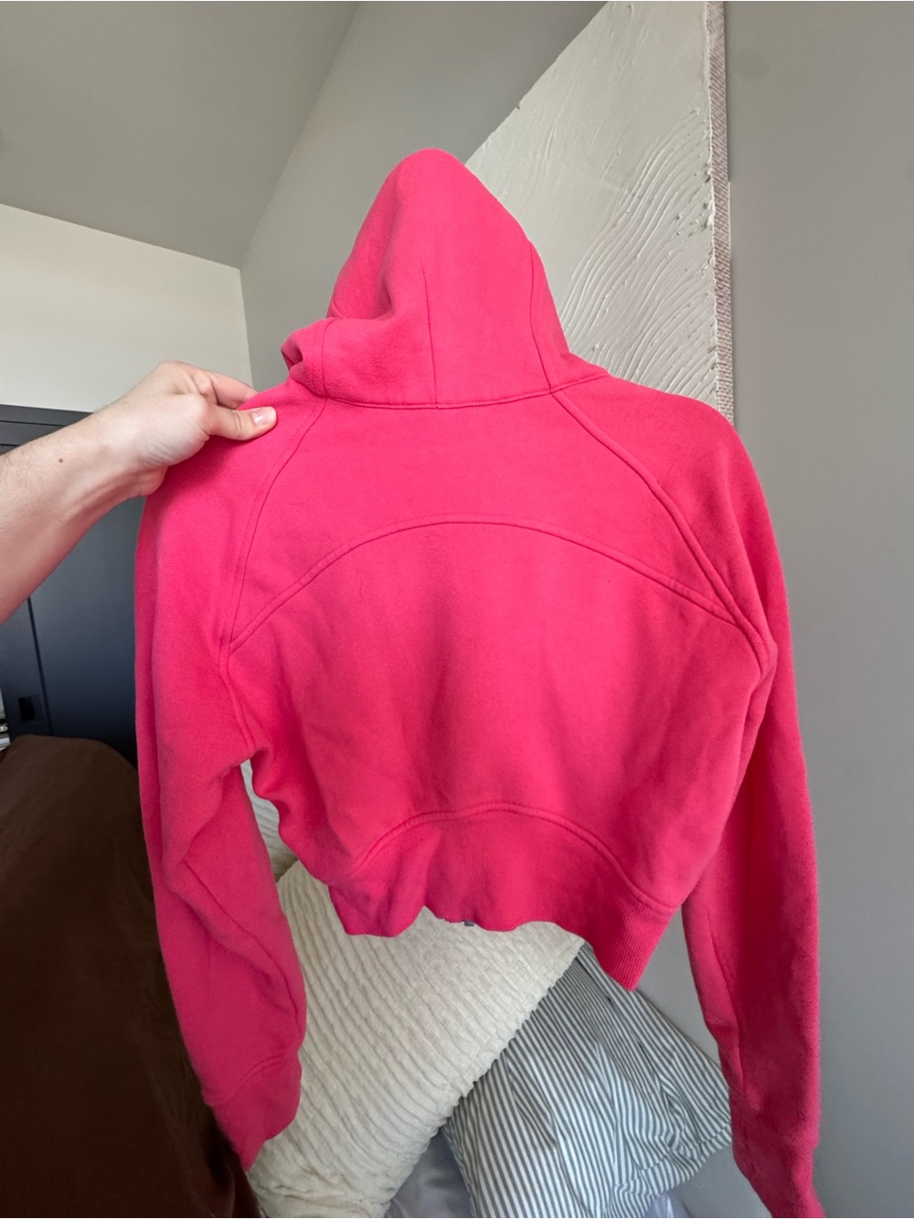 lululemon athletica Cropped Zip Hoodie - Pink - Picture 3 of 3